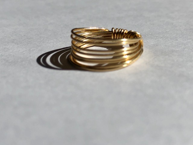 Wire Wrapped Ring Colleen Berg Sterling Silver Or Gold Wire Rings